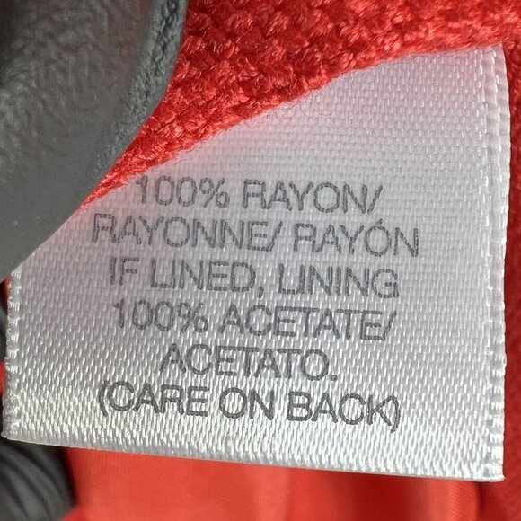 Susan Bristol NWT Womens 16W Red Button Down Blazer Jacket Pockets Career Office - Picture 14 of 16